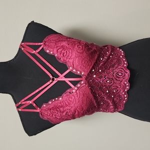 Bralette maroon